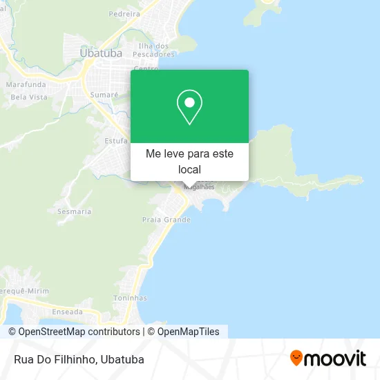 Rua Do Filhinho mapa