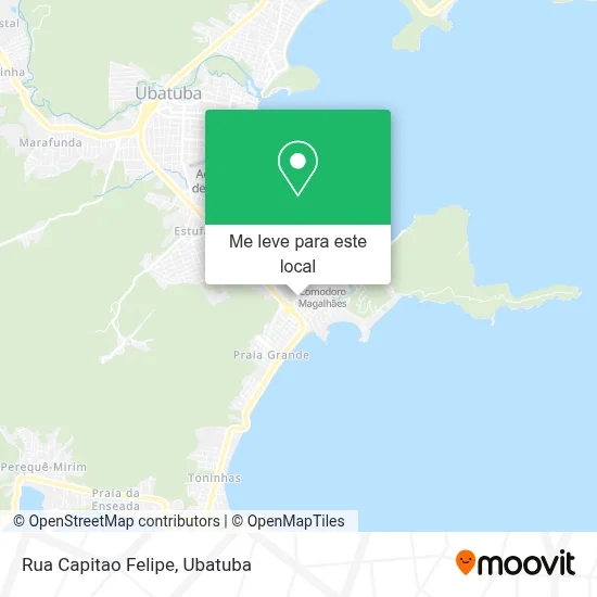 Rua Capitao Felipe mapa