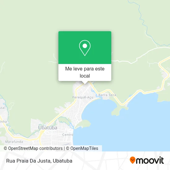 Rua Praia Da Justa mapa