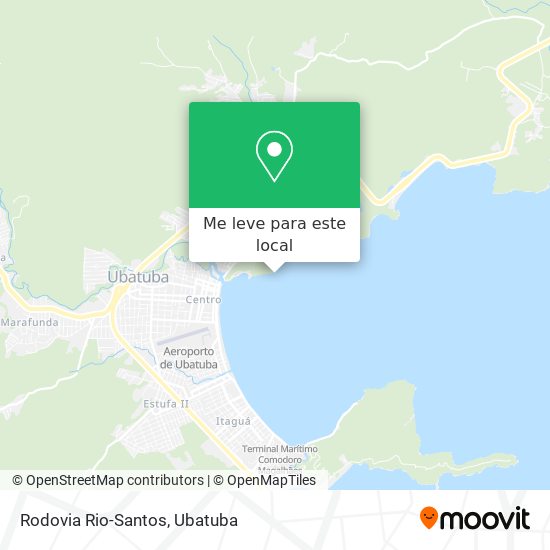 Rodovia Rio-Santos mapa