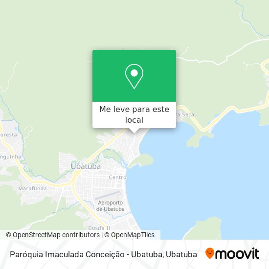 Paróquia Imaculada Conceição - Ubatuba mapa