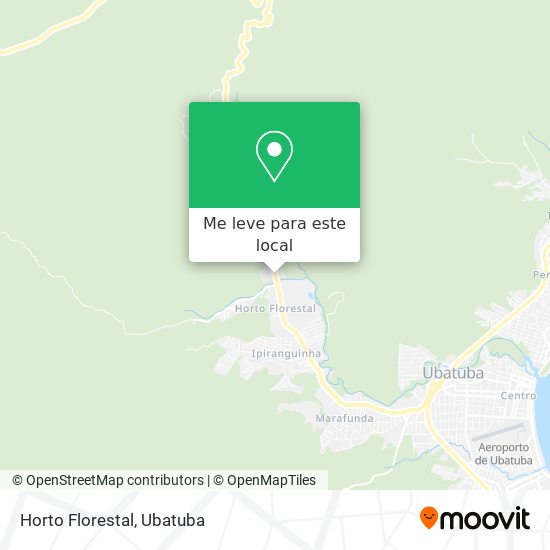 Horto Florestal mapa