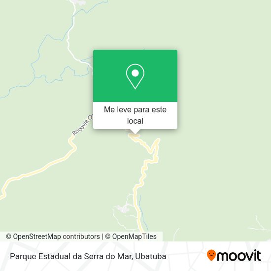 Parque Estadual da Serra do Mar mapa