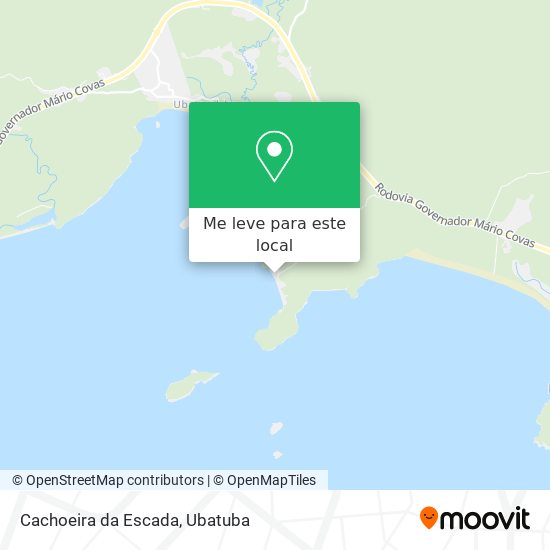 Cachoeira da Escada mapa