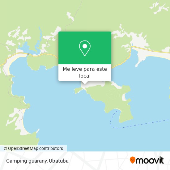 Camping guarany mapa