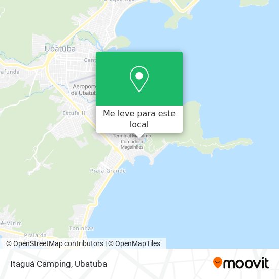Itaguá Camping mapa
