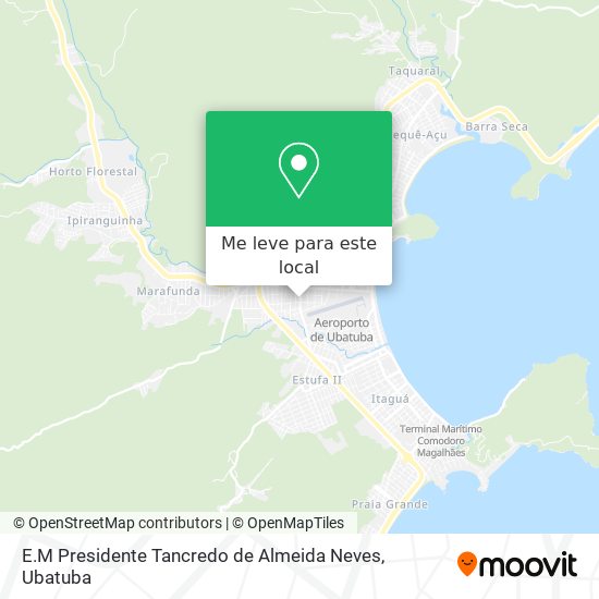 E.M Presidente Tancredo de Almeida Neves mapa