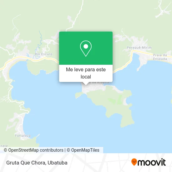 Gruta Que Chora mapa