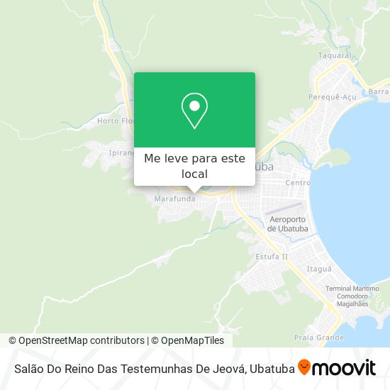 Salão Do Reino Das Testemunhas De Jeová mapa