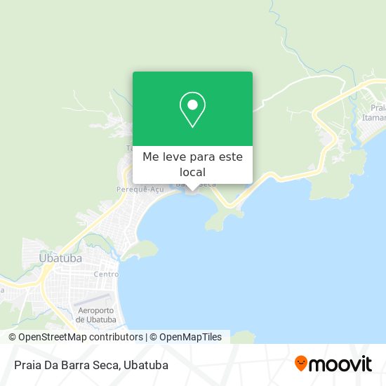 Praia Da Barra Seca mapa