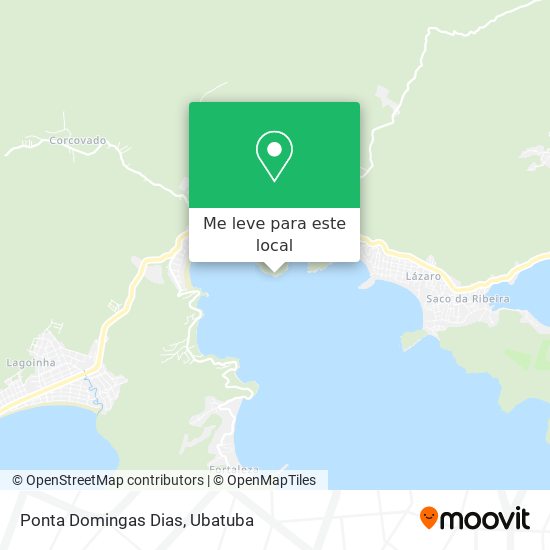 Ponta Domingas Dias mapa