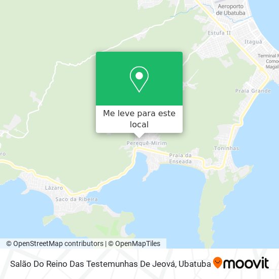 Salão Do Reino Das Testemunhas De Jeová mapa