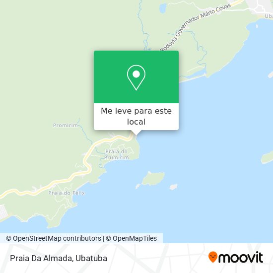 Praia Da Almada mapa