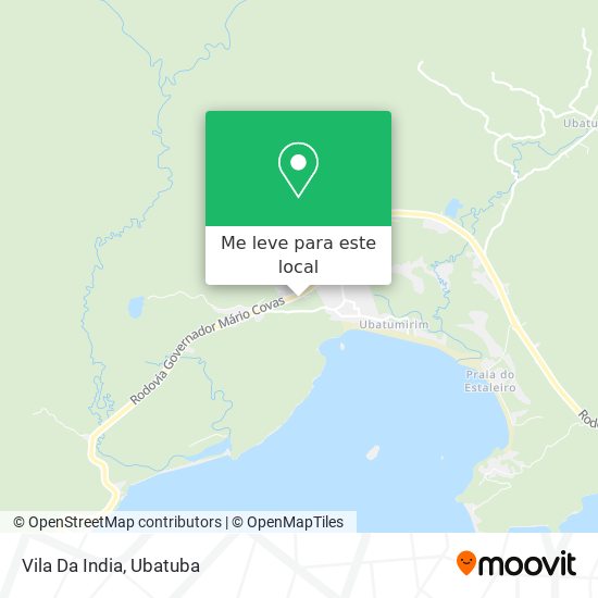 Vila Da India mapa