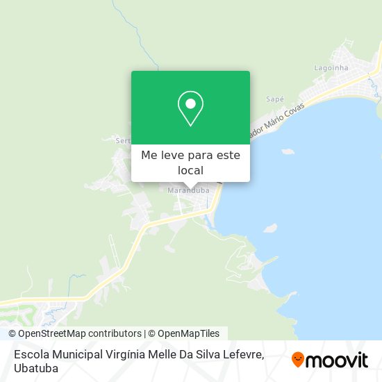 Escola Municipal Virgínia Melle Da Silva Lefevre mapa