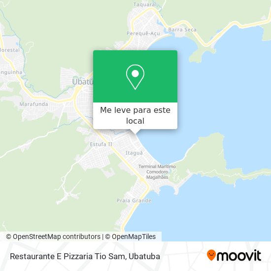 Restaurante E Pizzaria Tio Sam mapa