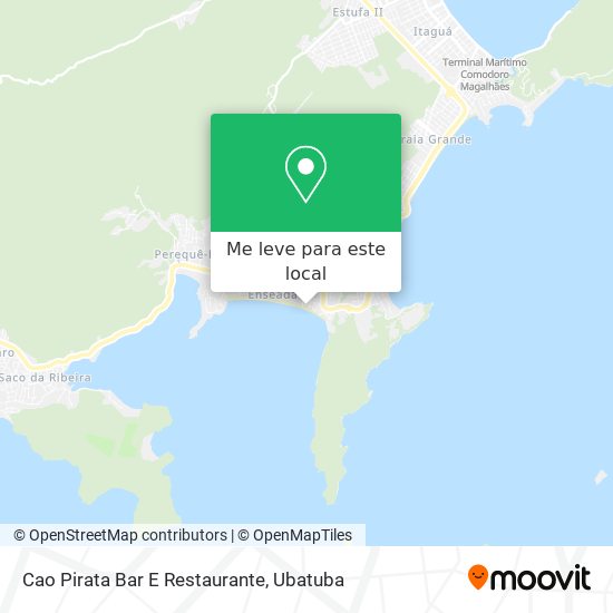 Cao Pirata Bar E Restaurante mapa