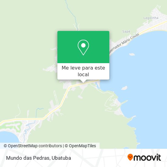 Mundo das Pedras mapa