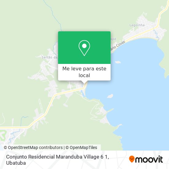 Conjunto Residencial Maranduba Village 6 1 mapa