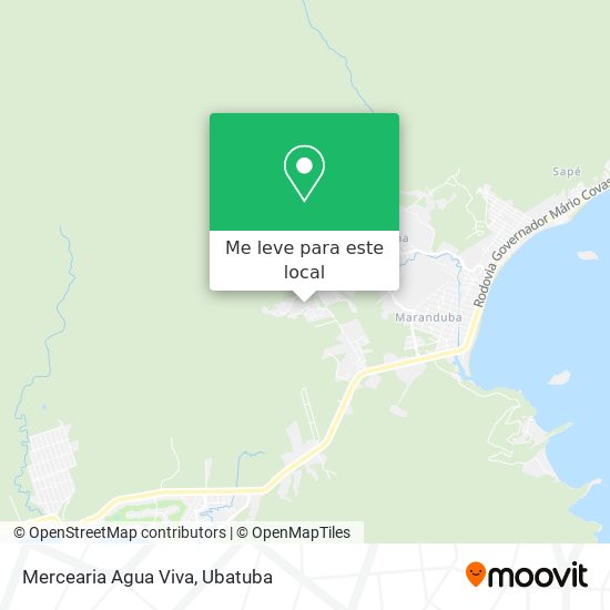 Mercearia Agua Viva mapa