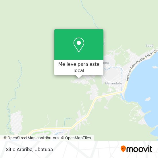 Sitio Arariba mapa