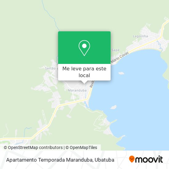 Apartamento Temporada Maranduba mapa