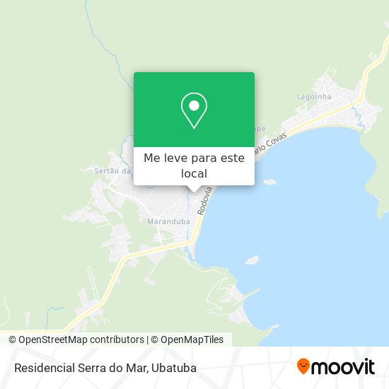 Residencial Serra do Mar mapa