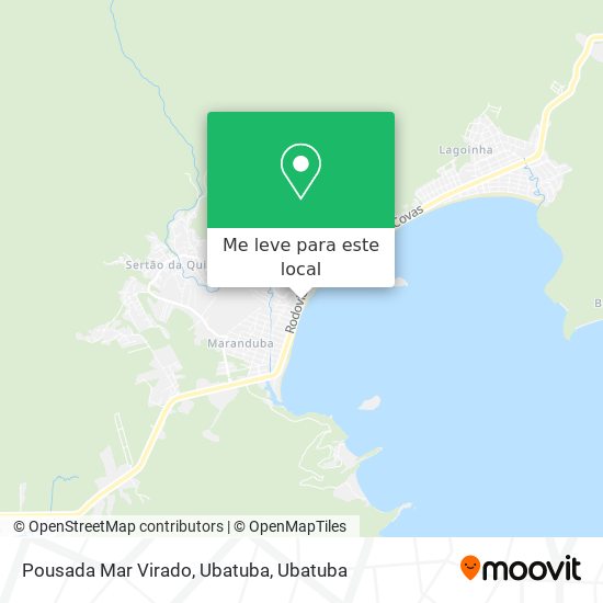 Pousada Mar Virado, Ubatuba mapa