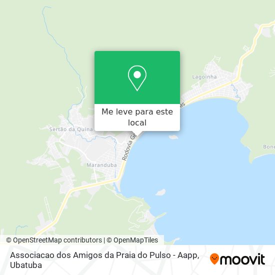 Associacao dos Amigos da Praia do Pulso - Aapp mapa