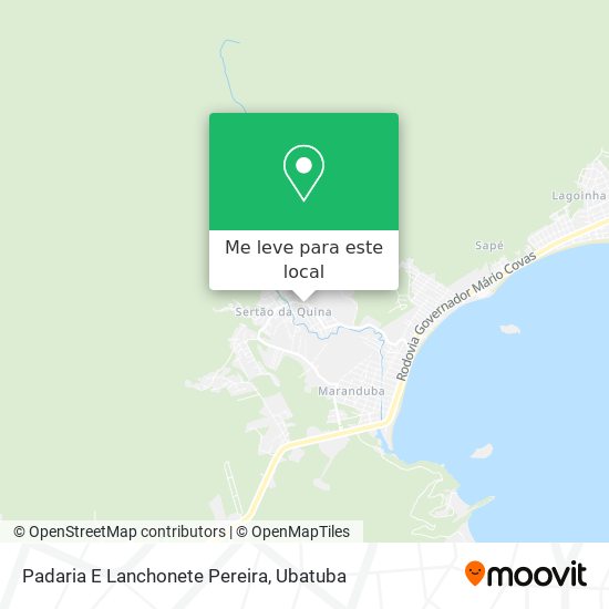 Padaria E Lanchonete Pereira mapa
