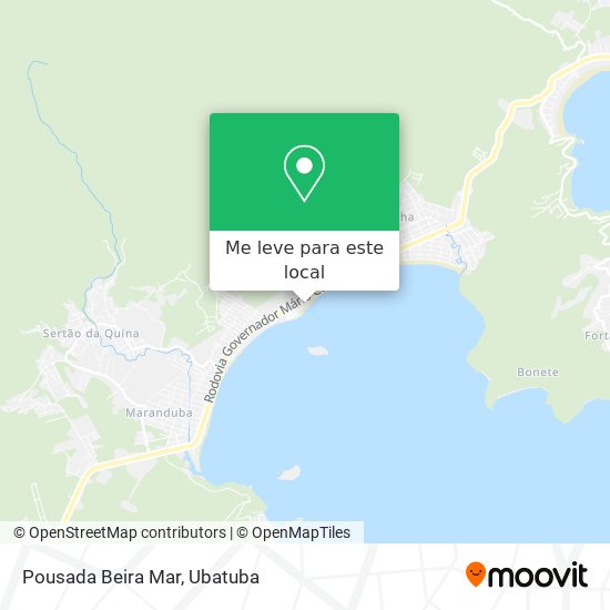 Pousada Beira Mar mapa
