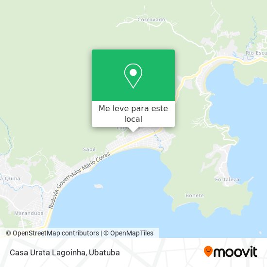 Casa Urata Lagoinha mapa