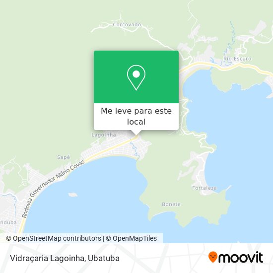 Vidraçaria Lagoinha mapa
