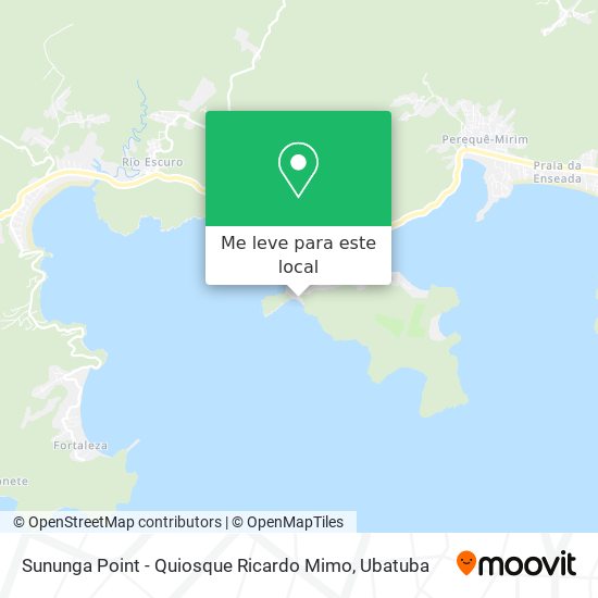 Sununga Point - Quiosque Ricardo Mimo mapa