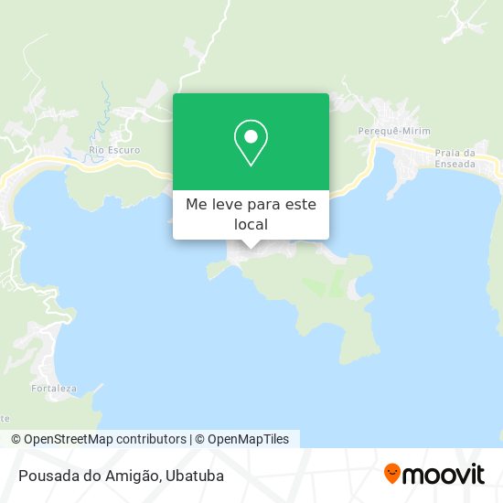Pousada do Amigão mapa