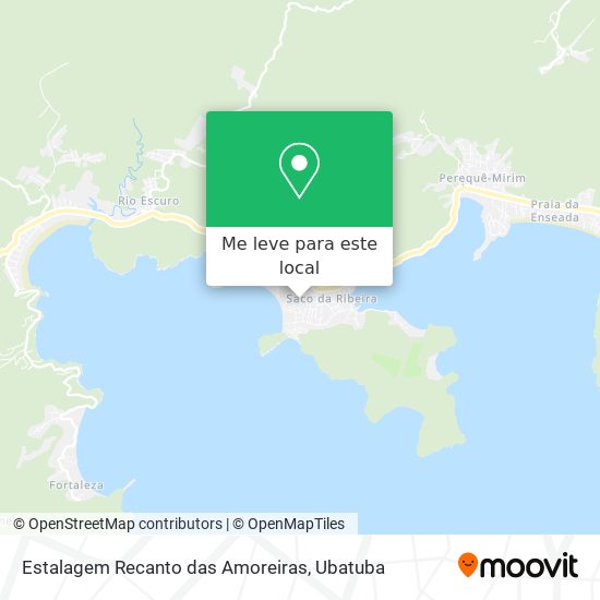 Estalagem Recanto das Amoreiras mapa