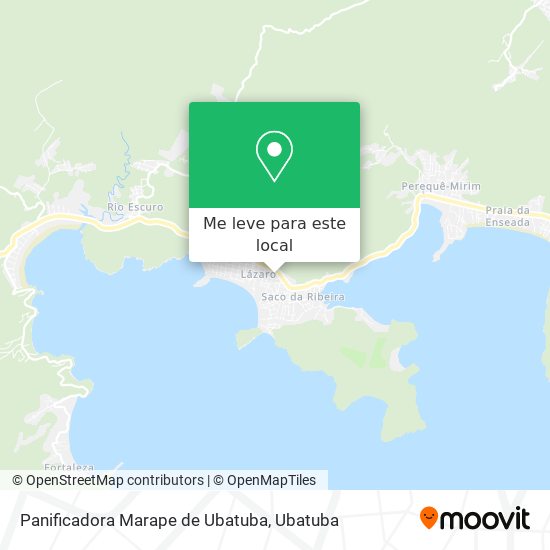 Panificadora Marape de Ubatuba mapa