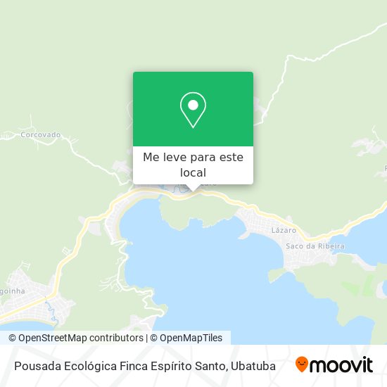 Pousada Ecológica Finca Espírito Santo mapa