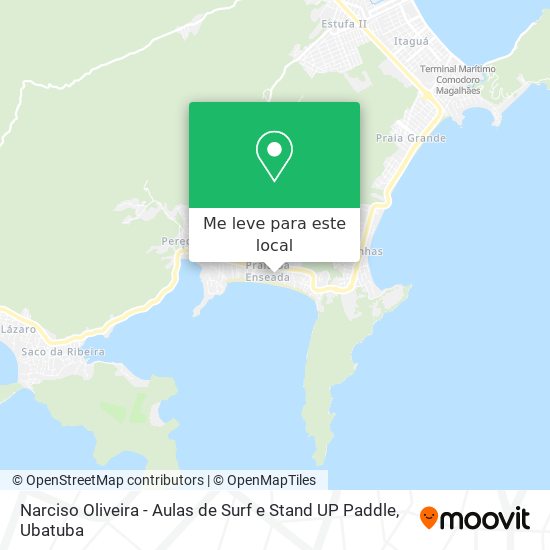 Narciso Oliveira - Aulas de Surf e Stand UP Paddle mapa