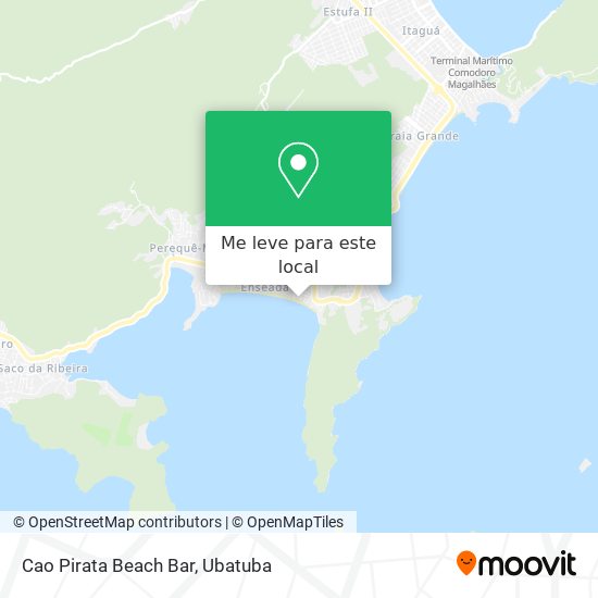 Cao Pirata Beach Bar mapa