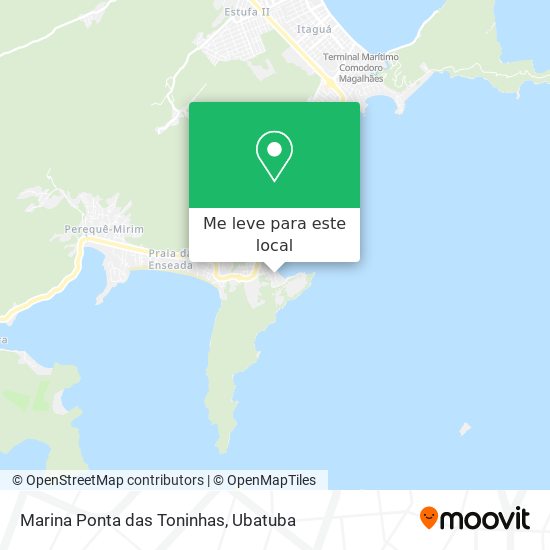 Marina Ponta das Toninhas mapa