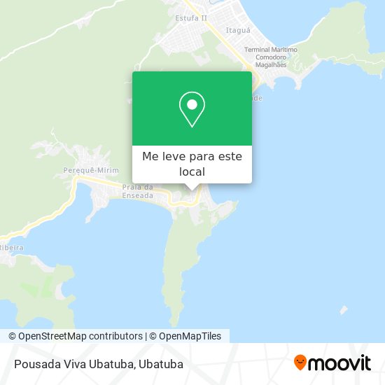 Pousada Viva Ubatuba mapa