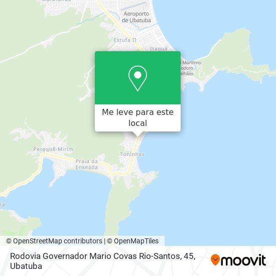 Rodovia Governador Mario Covas Rio-Santos, 45 mapa