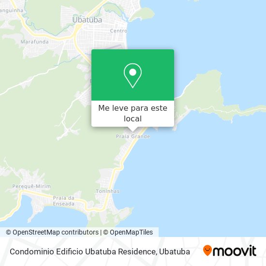 Condominio Edificio Ubatuba Residence mapa