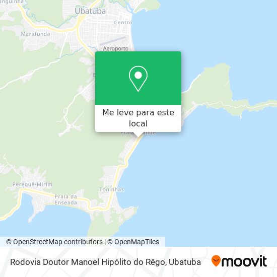 Rodovia Doutor Manoel Hipólito do Rêgo mapa