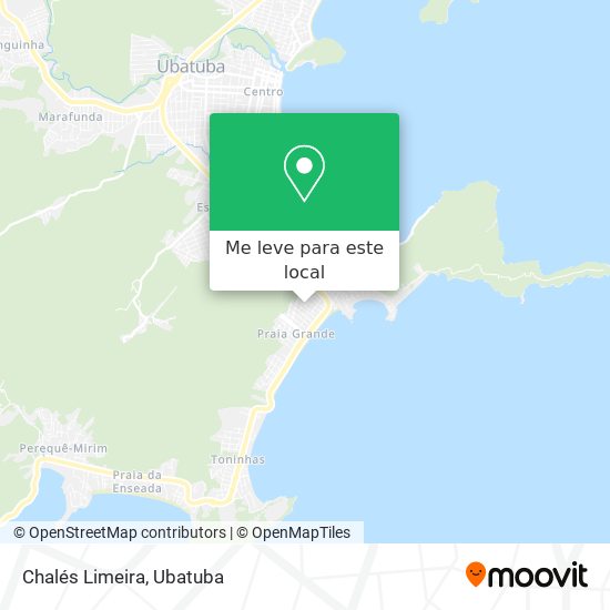 Chalés Limeira mapa