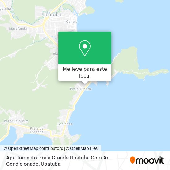 Apartamento Praia Grande Ubatuba Com Ar Condicionado mapa