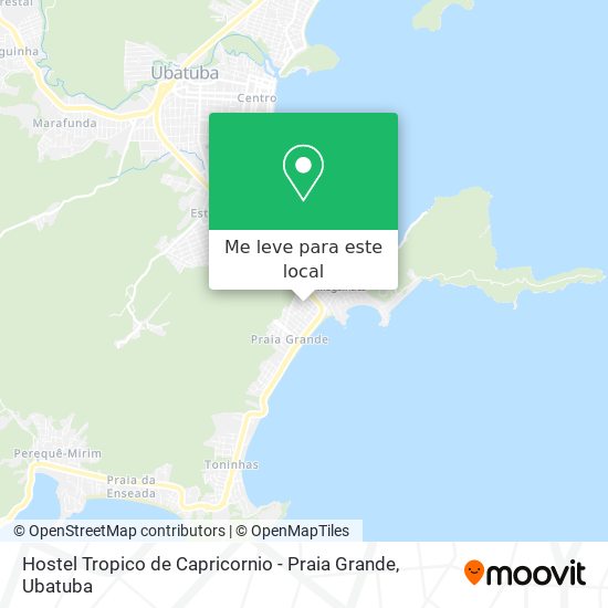 Hostel Tropico de Capricornio - Praia Grande mapa