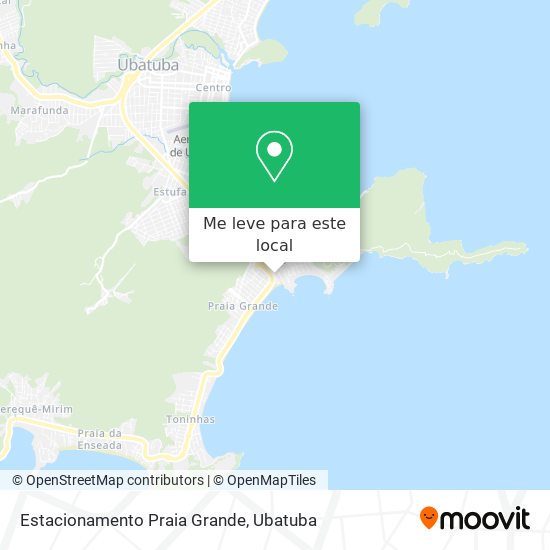Estacionamento Praia Grande mapa