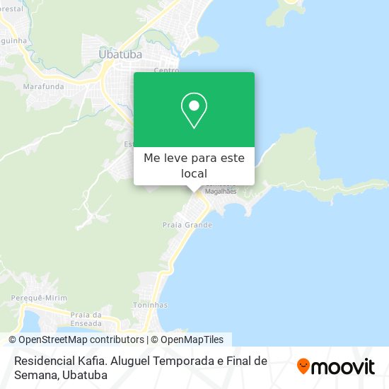 Residencial Kafia. Aluguel Temporada e Final de Semana mapa